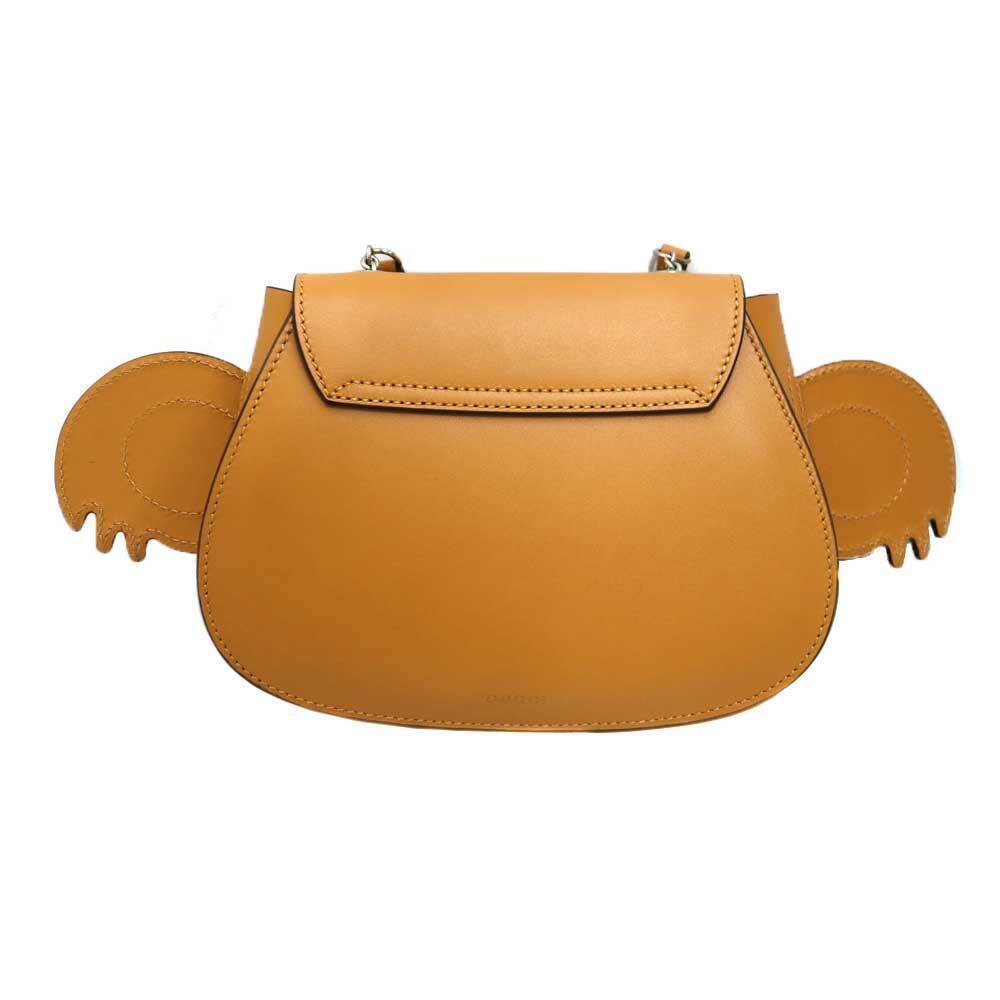 Gucci Koala Leather Handbag Brown - Picture 3 of 6